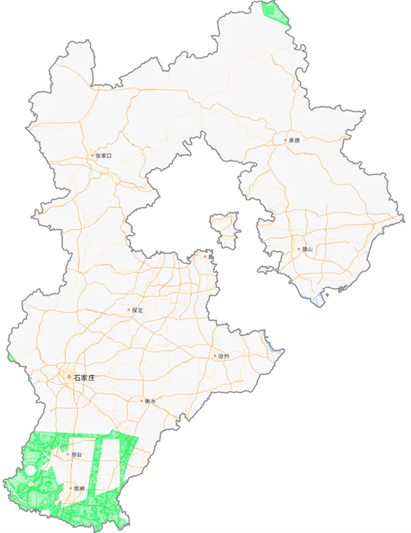 河北省交通运输厅关于公布优化后微型、轻型、小型无人驾驶航空器适飞空域范围的通告